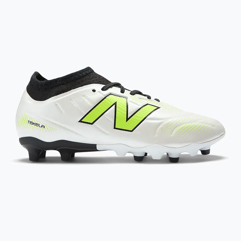 Scarpe da calcio per bambini New Balance Tekela Team Low JR FG bianco