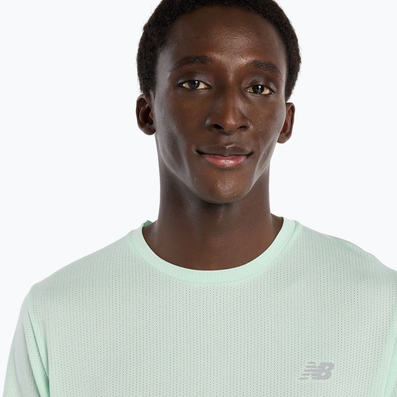 Maglietta da uomo New Balance Athletics Run cosmic jade heather 5