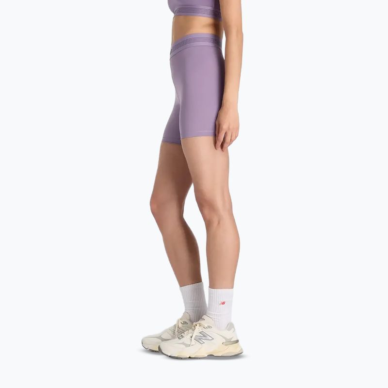 Pantaloncini da donna New Balance AC Fitted 5" candied violet 4