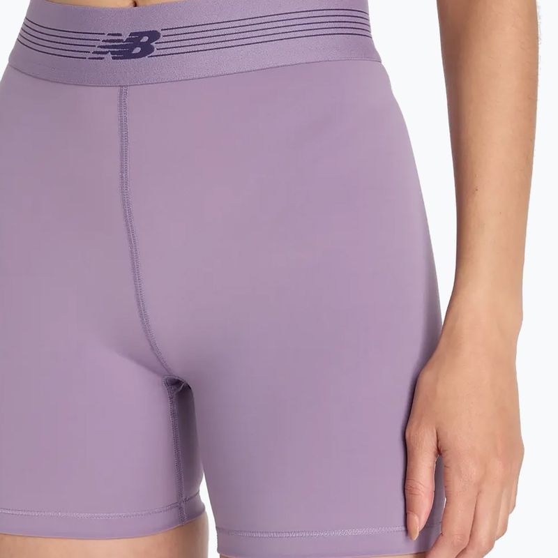 Pantaloncini da donna New Balance AC Fitted 5" candied violet 5