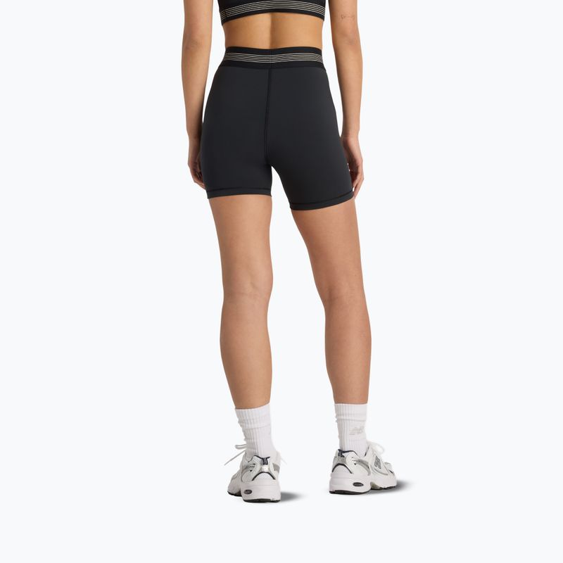 Pantaloncini da donna New Balance AC Fitted 5" black/white 3
