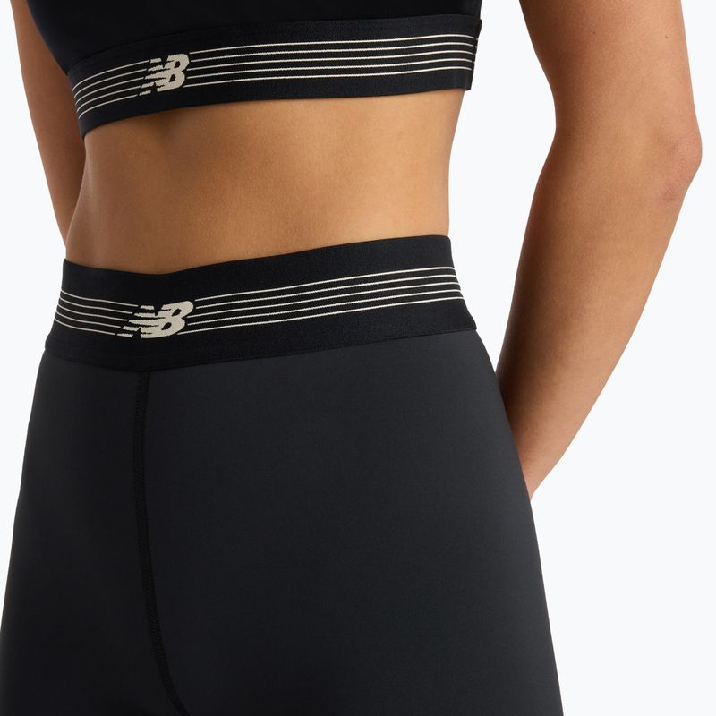 Pantaloncini da donna New Balance AC Fitted 5" black/white 5
