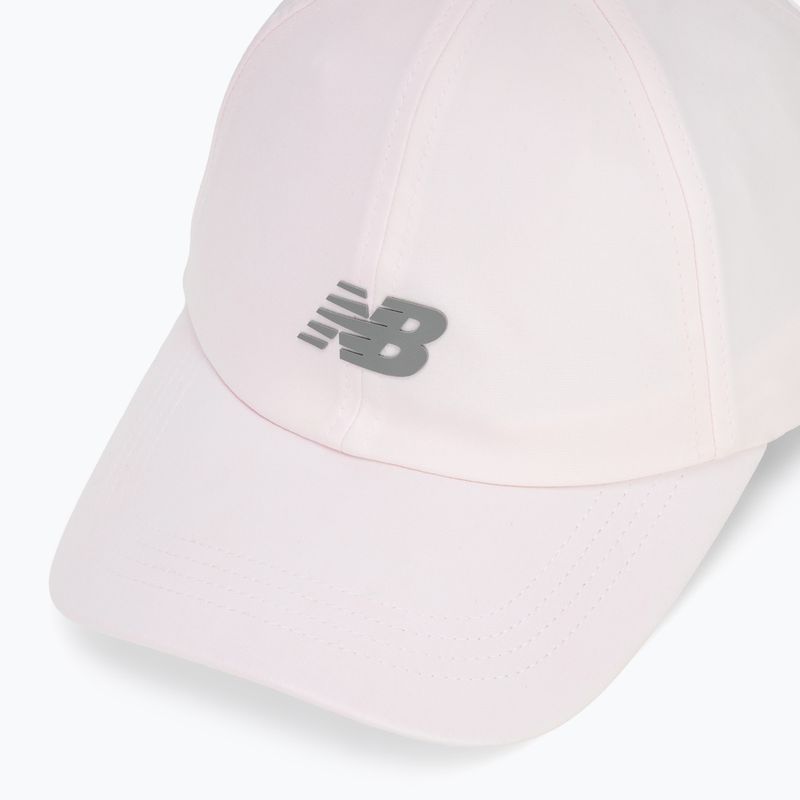 Cappellino con visiera New Balance 5 Panel Performance V 2.0 pink salt 3