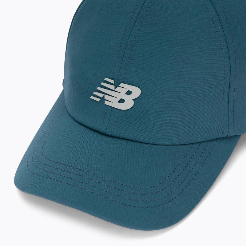 Cappellino con visiera New Balance 6 Panel Performance V 2.0 big teal 3