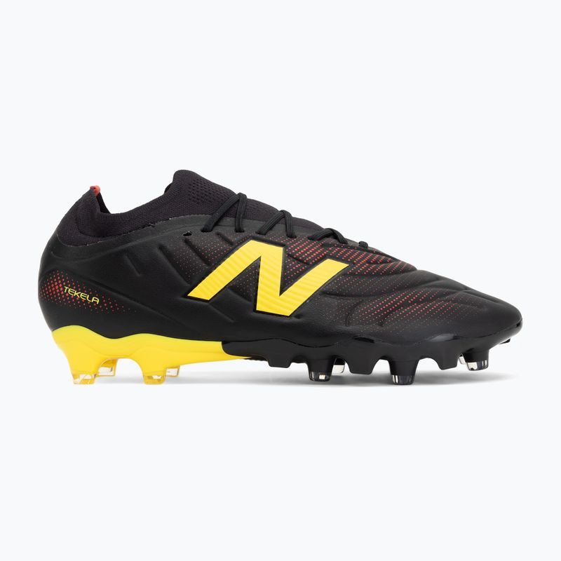Scarpe da calcio New Balance Tekela Team Low V5 FG black 100/punch yellow/fire cracker 2
