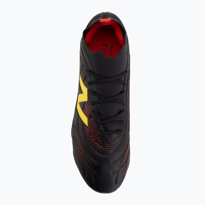 Scarpe da calcio New Balance Tekela Team Low V5 FG black 100/punch yellow/fire cracker 5