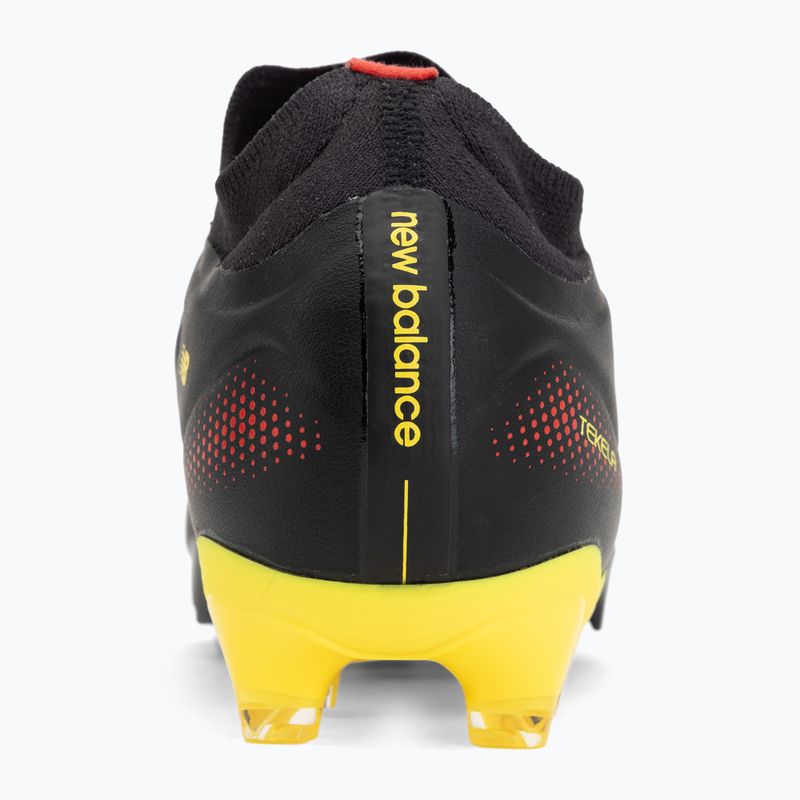 Scarpe da calcio New Balance Tekela Team Low V5 FG black 100/punch yellow/fire cracker 6