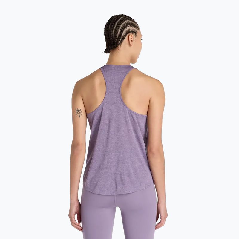 Maglietta da donna New Balance Athletics Tank candied violet heather 2