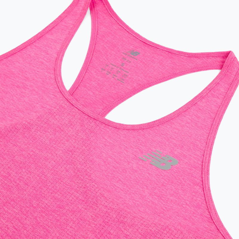 Maglietta da donna New Balance Athletics Tank pink heat heather 3
