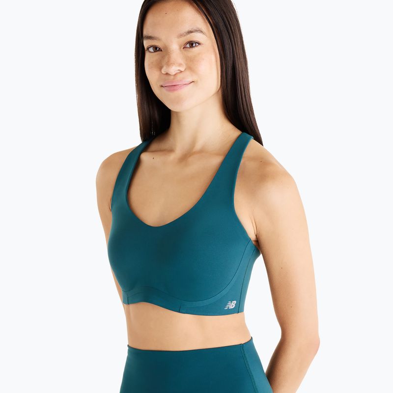 Reggiseno sportivo New Balance NB RC medusa green 5