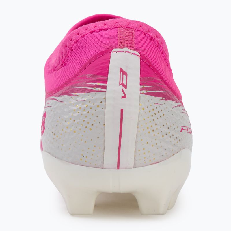 Scarpe da calcio per bambini New Balance Furon Team V8 FG pink heat/sea salt/gold metallic 6
