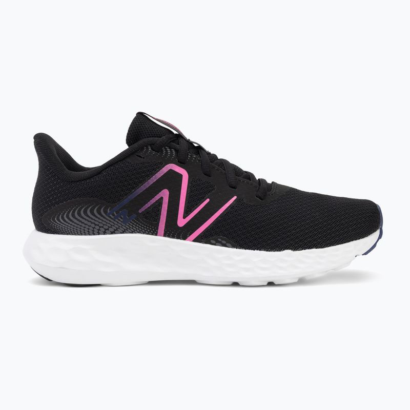 Scarpe da running da donna New Balance Fresh Foam 411's V3 black/real pink/blue oyster 2