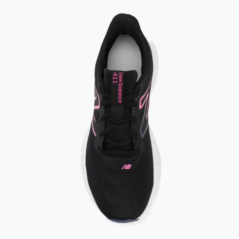 Scarpe da running da donna New Balance Fresh Foam 411's V3 black/real pink/blue oyster 5