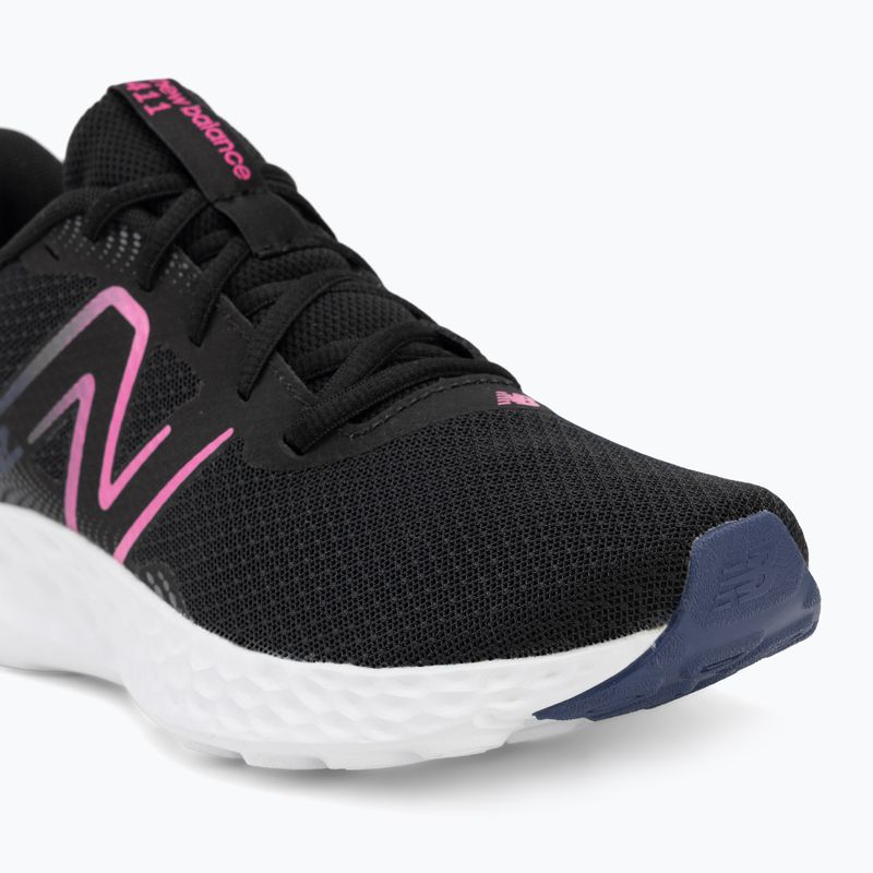 Scarpe da running da donna New Balance Fresh Foam 411's V3 black/real pink/blue oyster 7