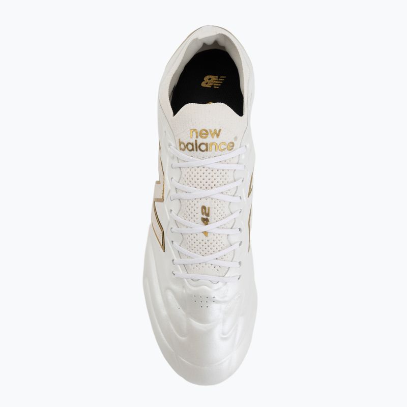 Scarpe da calcio New Balance Elite V3 FG sea salt multi/gold metallic 5