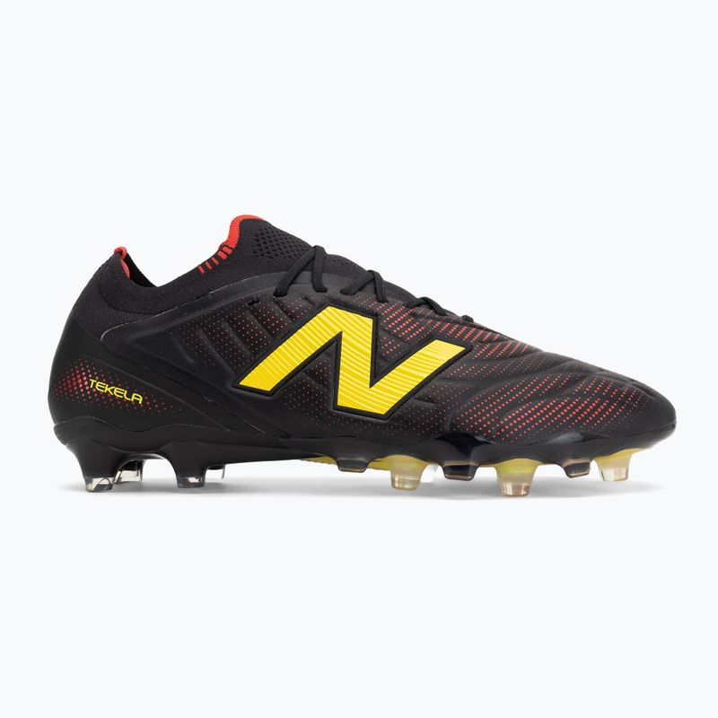 Scarpe da calcio New Balance Tekela Elite Low V5 FG black 100/punch yellow/fire cracker 2