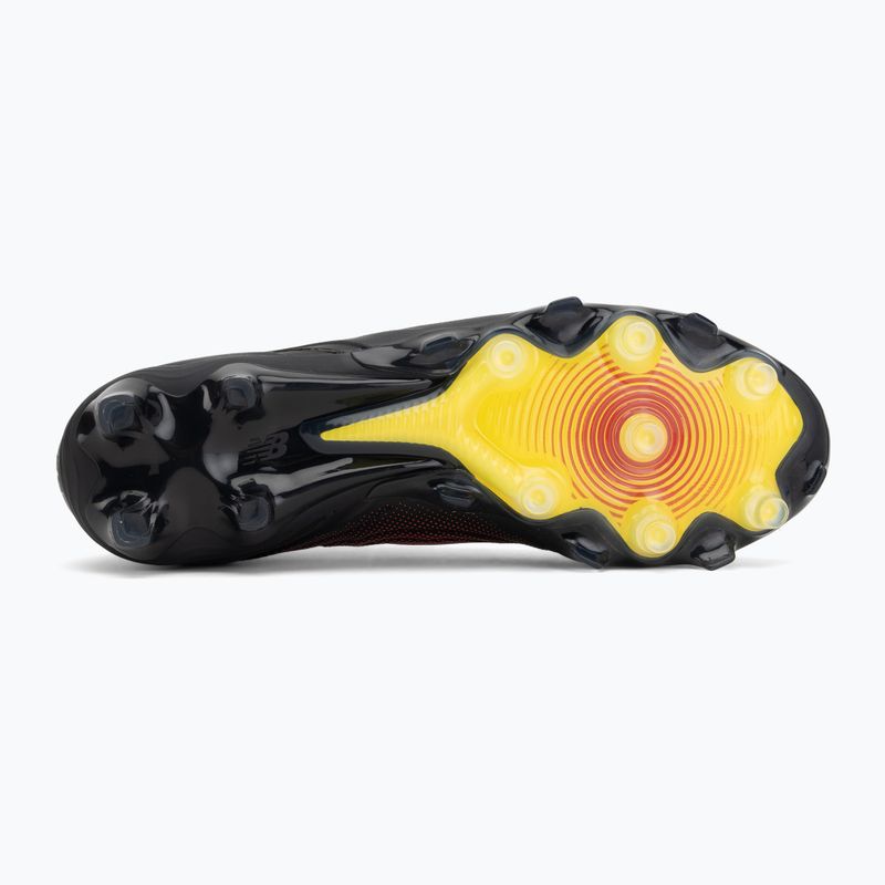 Scarpe da calcio New Balance Tekela Elite Low V5 FG black 100/punch yellow/fire cracker 4
