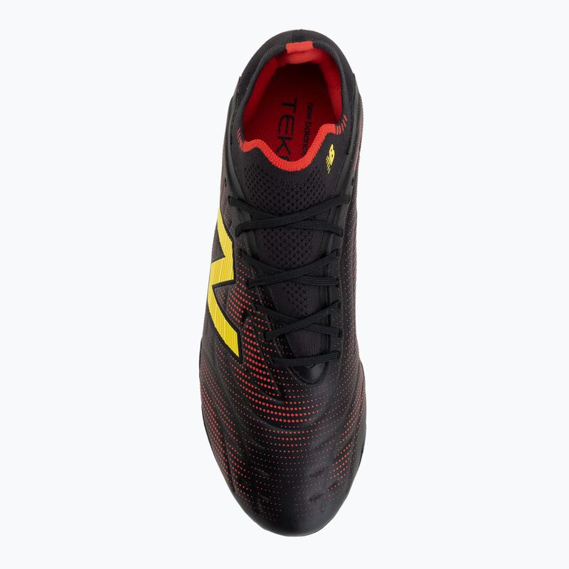 Scarpe da calcio New Balance Tekela Elite Low V5 FG black 100/punch yellow/fire cracker 5