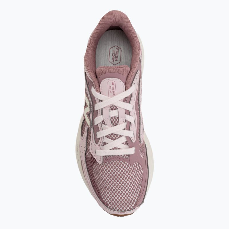 Scarpe da running da donna New Balance Fresh Foam Arishi V4 pink salt/rosewood/sea salt 5