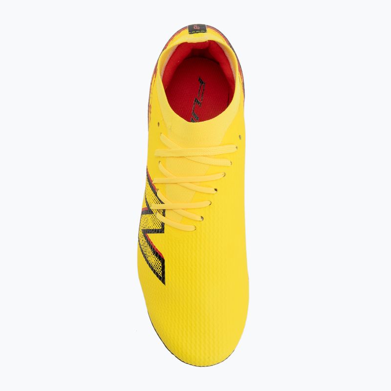 Scarpe da calcio New Balance Furon Team V8 FG punch yellow/black 100/fire cracker 5