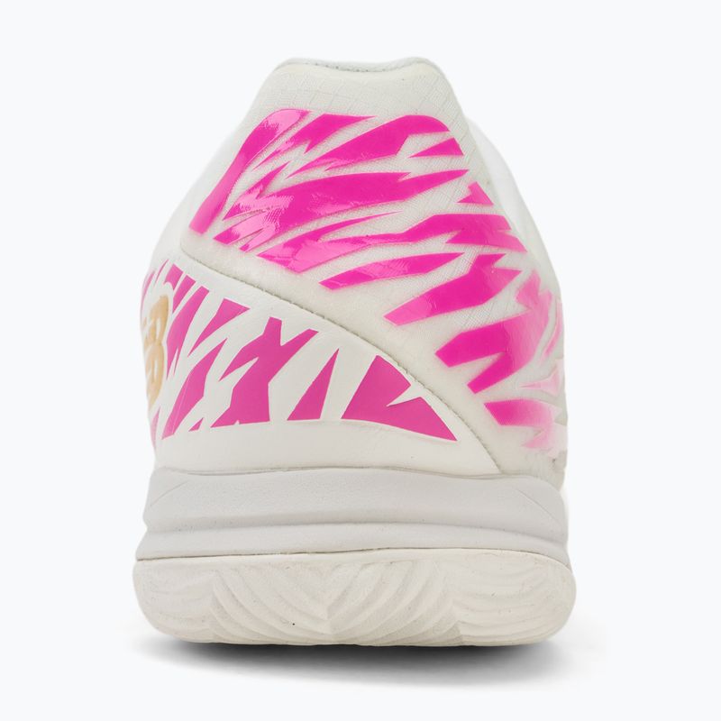 Scarpe da calcio New Balance Furon Pro V8 IN pink heat/sea salt/gold metallic 6