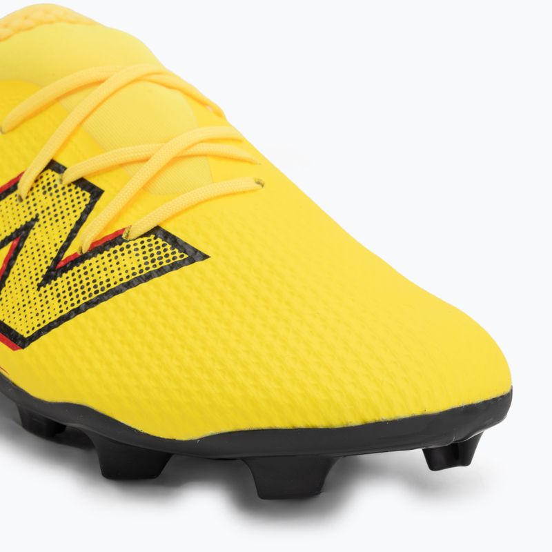 Scarpe da calcio per bambini New Balance Furon Team V8 FG punch yellow/black 100/fire cracker 7