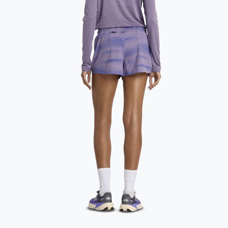 Pantaloncini da corsa da donna New Balance RC Printed 3" candided violet 2