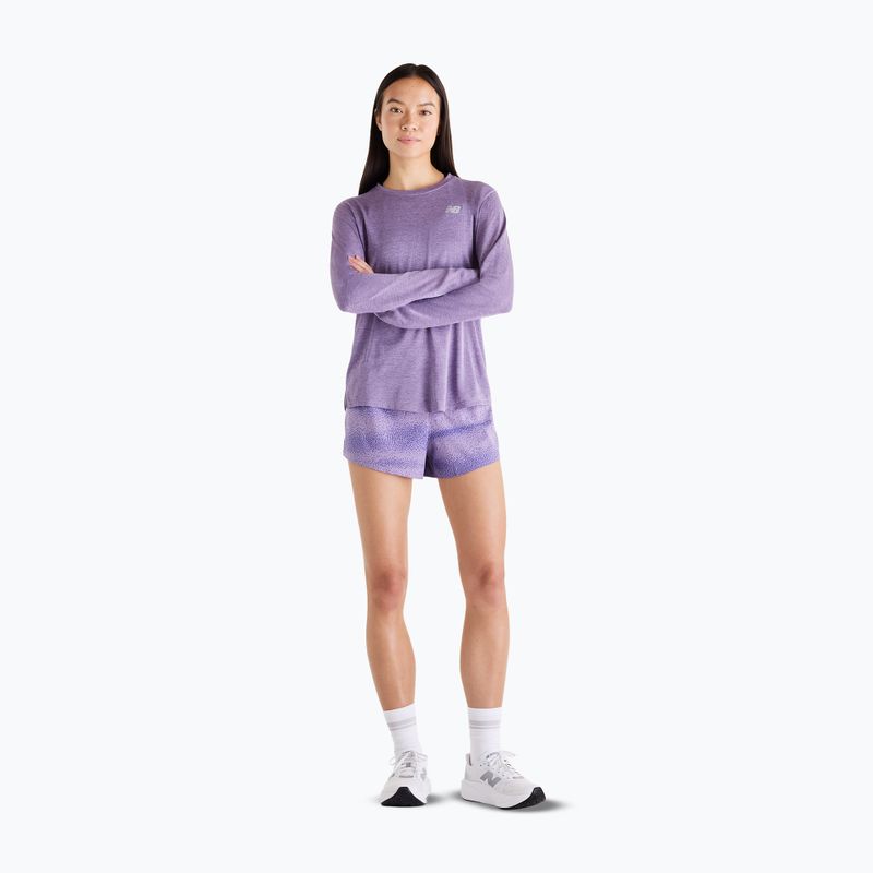 Pantaloncini da corsa da donna New Balance RC Printed 3" candided violet 2