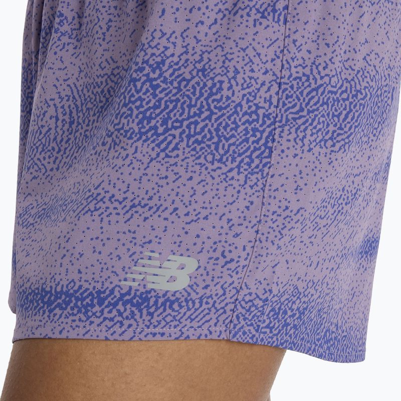 Pantaloncini da corsa da donna New Balance RC Printed 3" candided violet 6