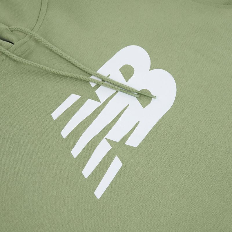 Felpa da uomo New Balance Core Brushed Hoodie oregano 8