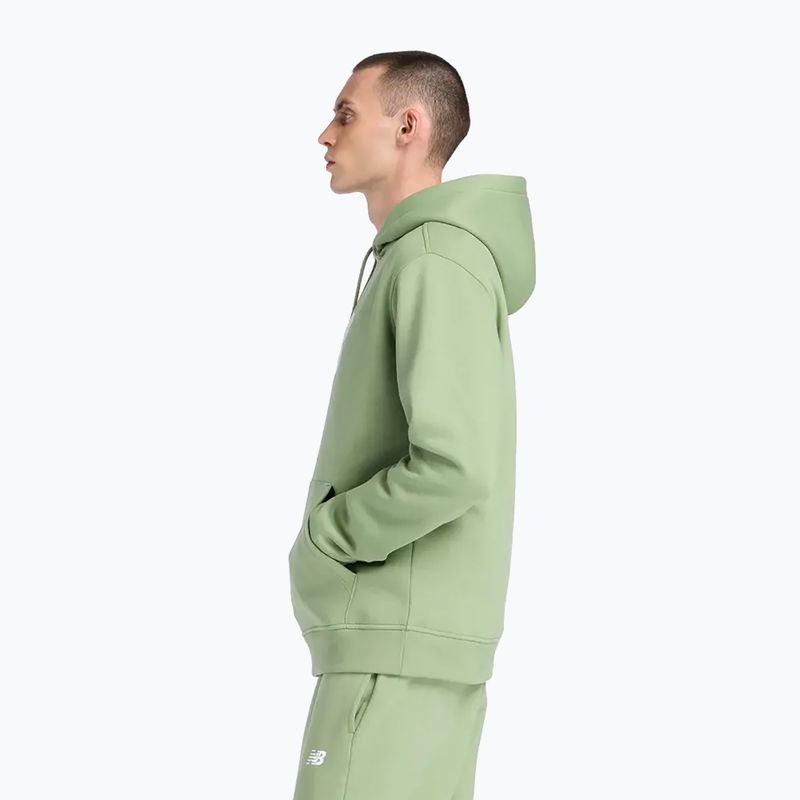 Felpa da uomo New Balance Core Brushed Hoodie oregano 3