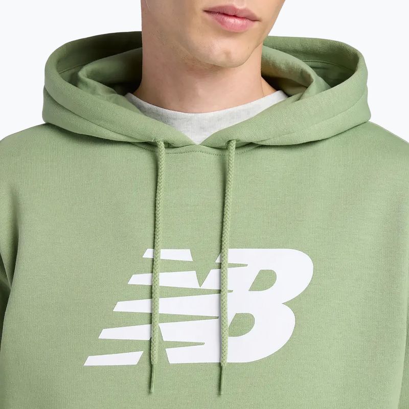 Felpa da uomo New Balance Core Brushed Hoodie oregano 4