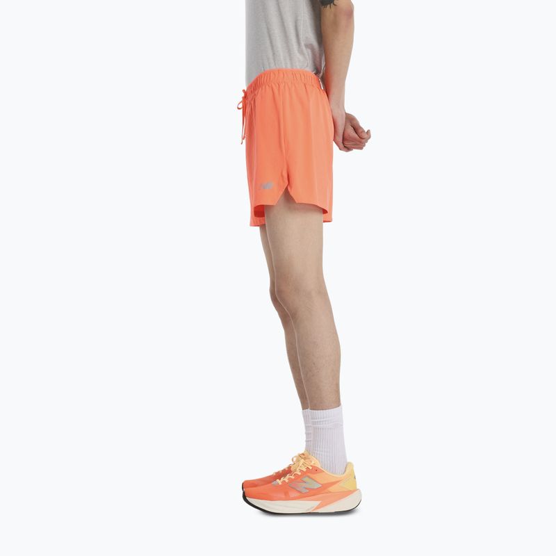 Pantaloncini da uomo New Balance RC Seamless 5" tangerine heat 3