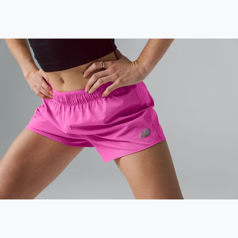 Pantaloncini da donna New Balance RC Seamless 3" pink heat 9