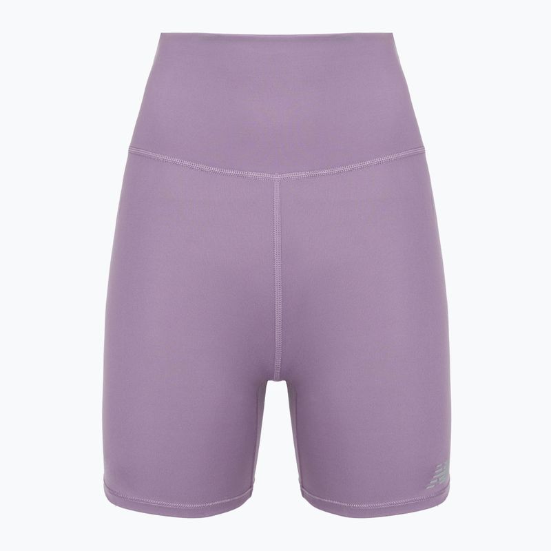 Pantaloncini da donna New Balance Harmony High Rise candied violet 6