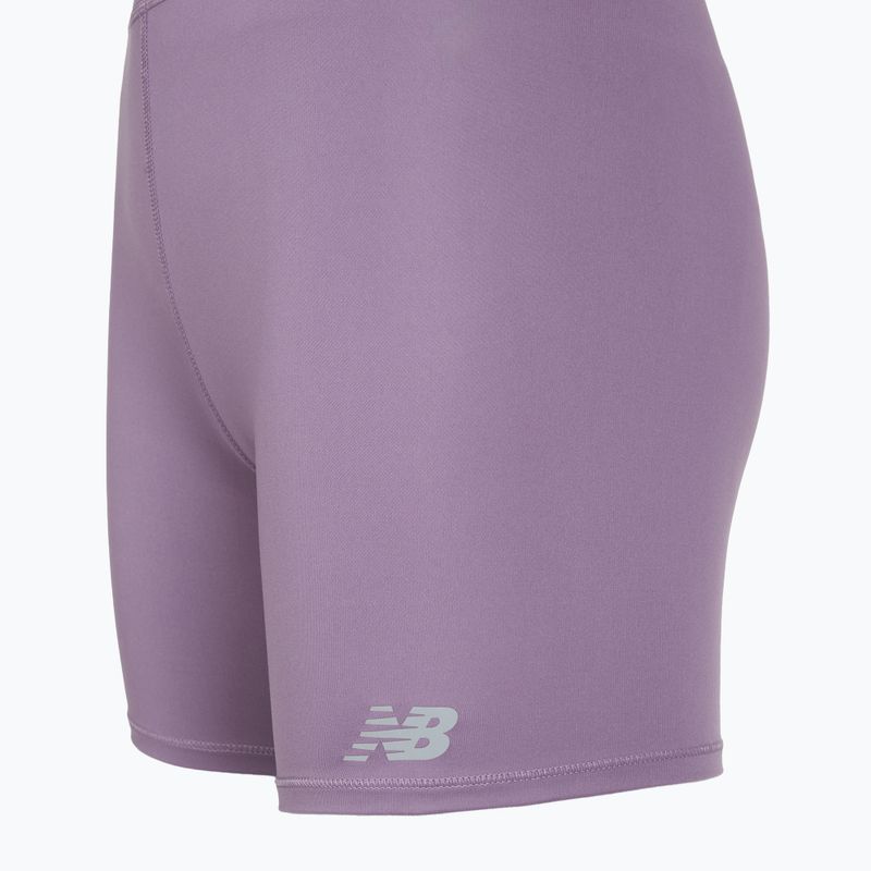 Pantaloncini da donna New Balance Harmony High Rise candied violet 8
