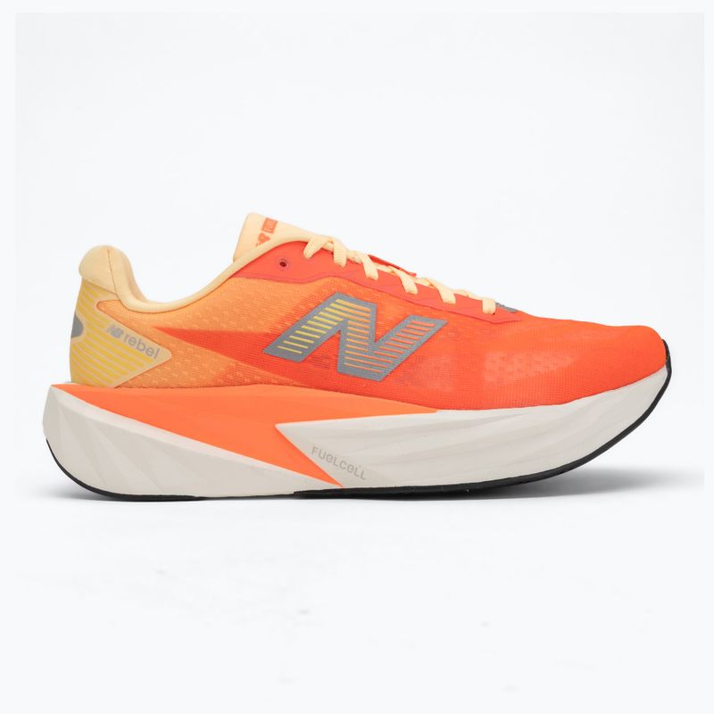 Scarpe da running da uomo  New Balance FuelCell Rebel V5 tangerine heat/silver metallic 2