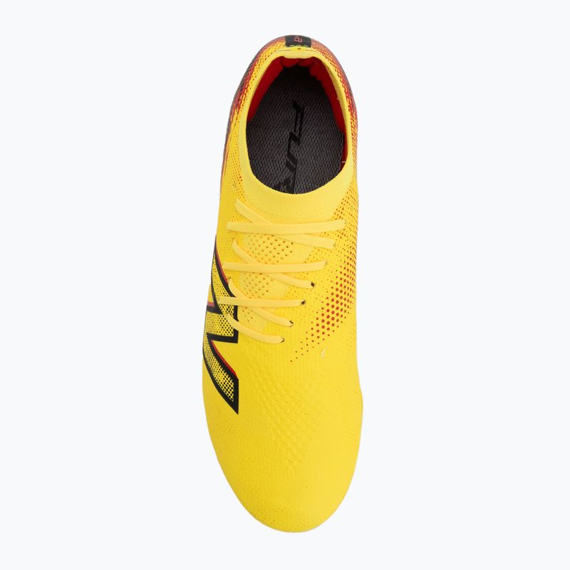 Scarpe da calcio New Balance Furon Elite V8 FG punch yellow/black 100/fire cracker 5