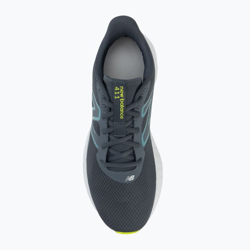 Scarpe da running da uomo  New Balance Fresh Foam 411's V3 graphite/alkaline green/faded teal 5