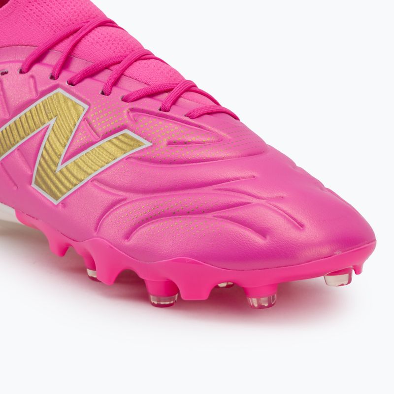 Scarpe da calcio New Balance Tekela Team Low V5 FG pink heat/metallic gold/pink satin 7