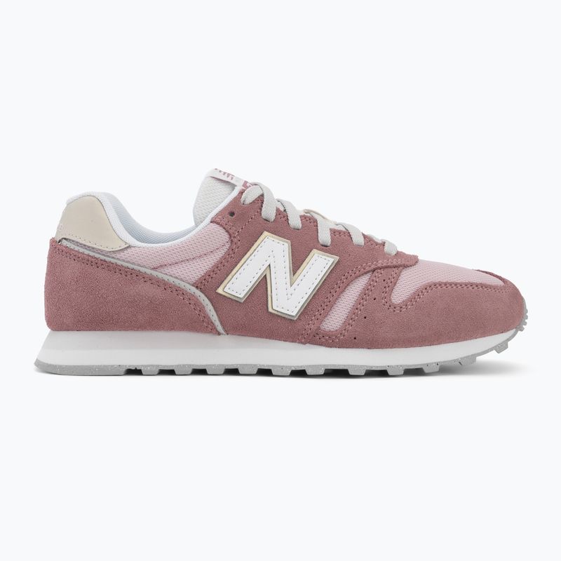 Scarpe da donna New Balance 373's V2 rosewood/dark silver metallic 2