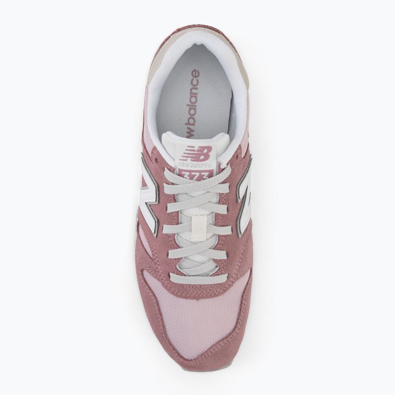 Scarpe da donna New Balance 373's V2 rosewood/dark silver metallic 5