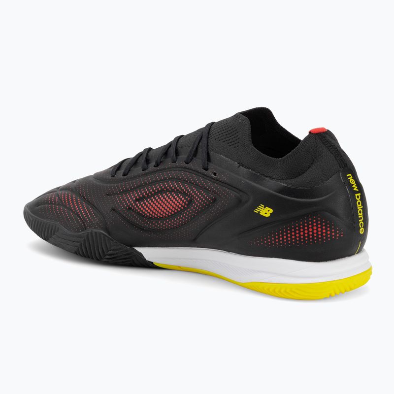 Scarpe da calcio New Balance Tekela Team Low V5 IN black 100/punch yellow/fire cracker 3