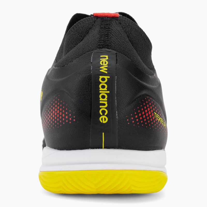 Scarpe da calcio New Balance Tekela Team Low V5 IN black 100/punch yellow/fire cracker 6