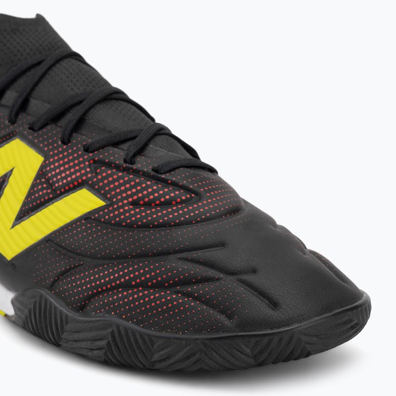 Scarpe da calcio New Balance Tekela Team Low V5 IN black 100/punch yellow/fire cracker 7