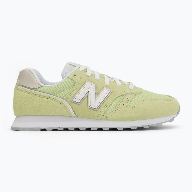 Scarpe da donna New Balance 373's V2 dry lime/dark silver metallic 2