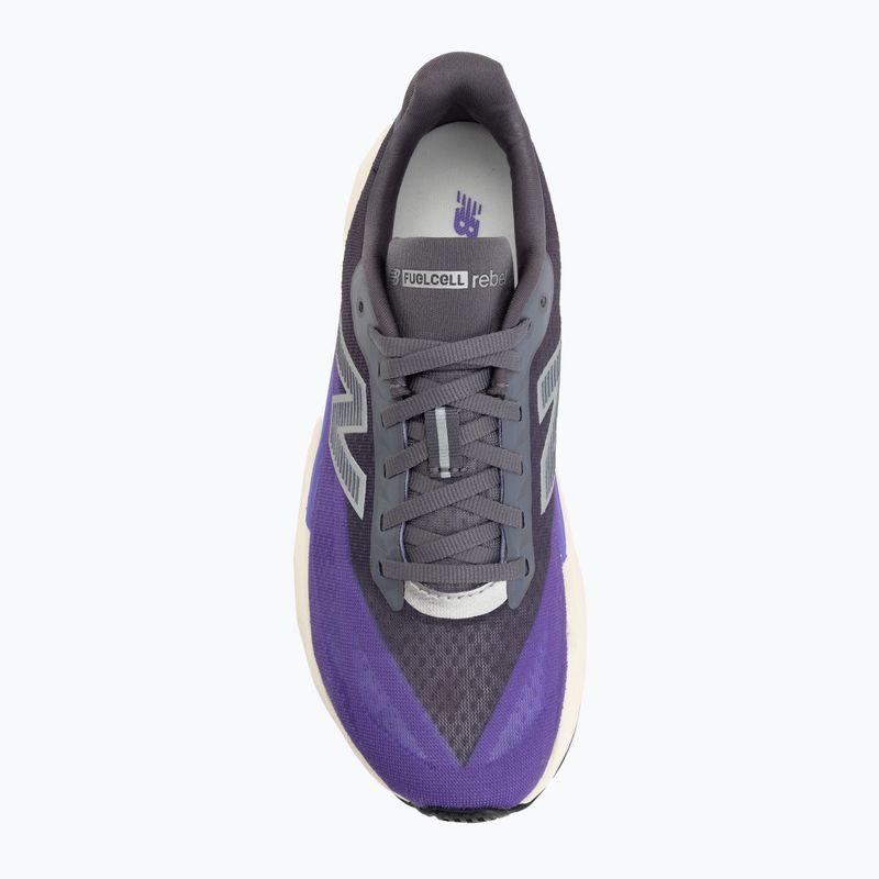 Scarpe da running da donna New Balance FuelCell Rebel V5 electric indigo/truffle salt/silver metallic 5