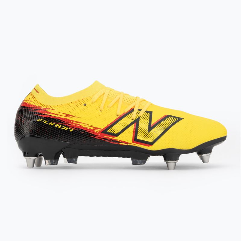 Scarpe da calcio New Balance Furon Elite V8 SG punch yellow/black 100/fire cracker 2