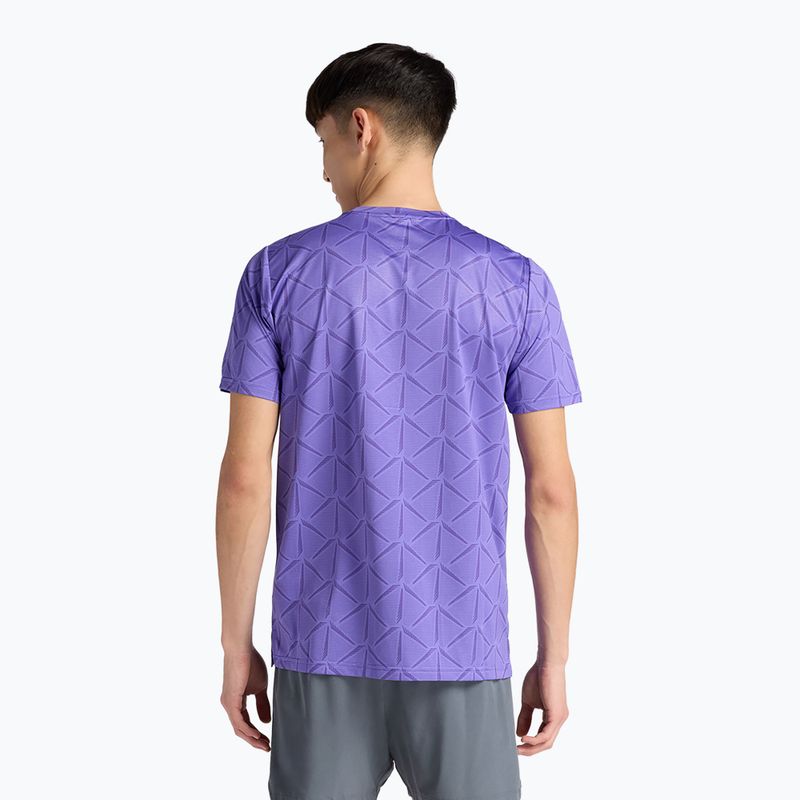Maglietta da uomo New Balance Essentials Printed T electric purple 2