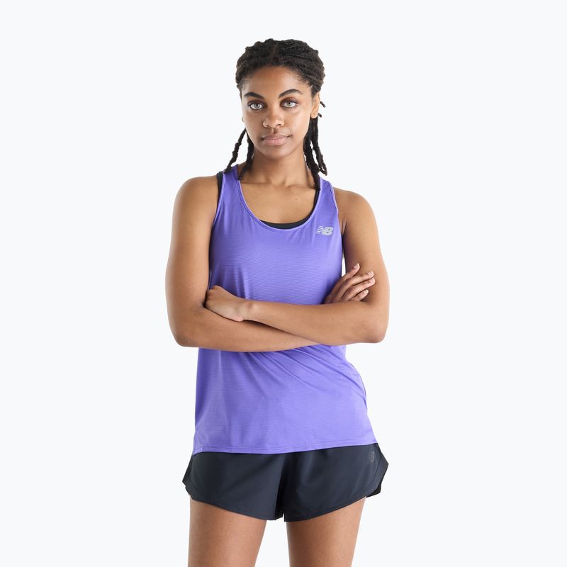 Maglietta da running da donna New Balance Sport Essentials Tank electric purple